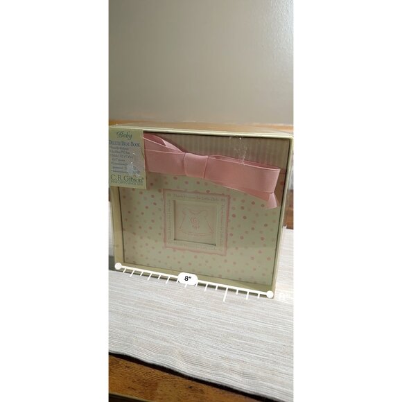 C.R. Gibson Baby Deluxe Brag Book With Pink Bow & Polka Dots For Little Girls - Picture 9 of 10